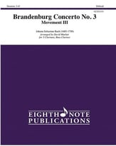 Brandenburg Concerto No. 3, Mvt. 3 - Clarinet Sextet cover